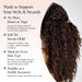 Satin Scrunchies for Women | For All Hair Types Terracotta, 6pcs