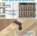 6-Tier Spice Rack Organizer with Door Hook, Wall Mounted & Over the Door Spice Racks for Kitchen Pantry Door Cabinet, Tw