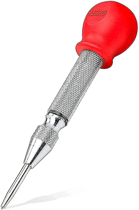 02638A 5-Inch Automatic Center Punch, Adjustable Impact Tool