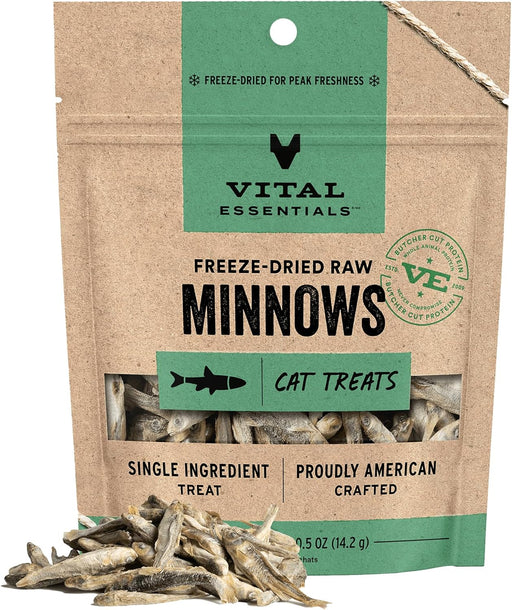 Freeze Dried Minnows Cat Treats, 0.5 oz Bag