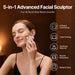 GS5 Electric Heated Gua Sha Tool, Red Light Face Massager, Pink