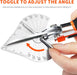 45-135° Adjustable Miter Shears, Quarter Round Cutter for PVC & Trim