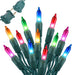 Multi-Colored Christmas Lights, 20FT 100Ct Incandescent Mini String Lights