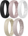Women's Silicone Engagement Rings, 5.5mm Wide 2mm Thick