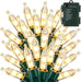 Christmas Lights Battery Operated, 50LED 16ft (1 Pack, Warm White)
