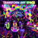 192PCS Glow in The Dark Party Decorations Kit with 113 Balloons