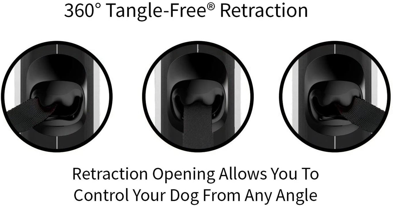 Original Retractable Dog Leash, 16 ft (Medium, White)