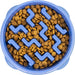 Medium Slow-Feeder Pet Bowl