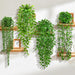 4Pcs Artificial Hanging Plants with Cascading Faux Vines