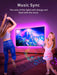 TV LED Lights, 11.5ft LED Lights for 32-55 Inch TV, RGB TV Backlight Behind with Remote, Music Sync Bluetooth APP Control Strip Lights USB Powered for Bedroom, PC, Gaming Monitor