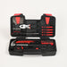 58-Piece Household Tool Set, Home Tool Kit with Storage Case, Red