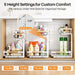 Under Sink Organizer, Adjustable Height, 2 Tier Pull Out Under Cabinet Organizer, Slide Out Thickened Metal Under Sink Storage for Kitchen Bathroom Laundry Pantry Cabinet, White, Large-2-Pack