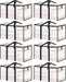 8 Pack Extra Large Clothes Storage Bins with Lids, Clear
