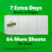Paper Towels Quick Size, White, 16 Family Rolls = 40 Regular Rolls