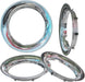 15" ABS Plastic Beauty Trim Rings - 1.5" Deep, Chrome, 4-Pack