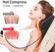 Back Massager with Heat, 3D Kneading Massage Pillow for Back, Neck, Shoulder, Leg Pain Relief Deep Tissue, Gifts for Women Men Mom Dad