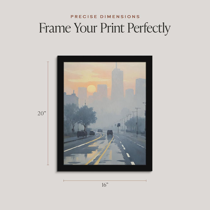 16x20 Poster Frame - Engineered Wood - Black