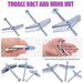 30Pcs 1/8 Inch Toggle Bolt and Wing Nut Kit for Hanging Heavy Items on Drywall