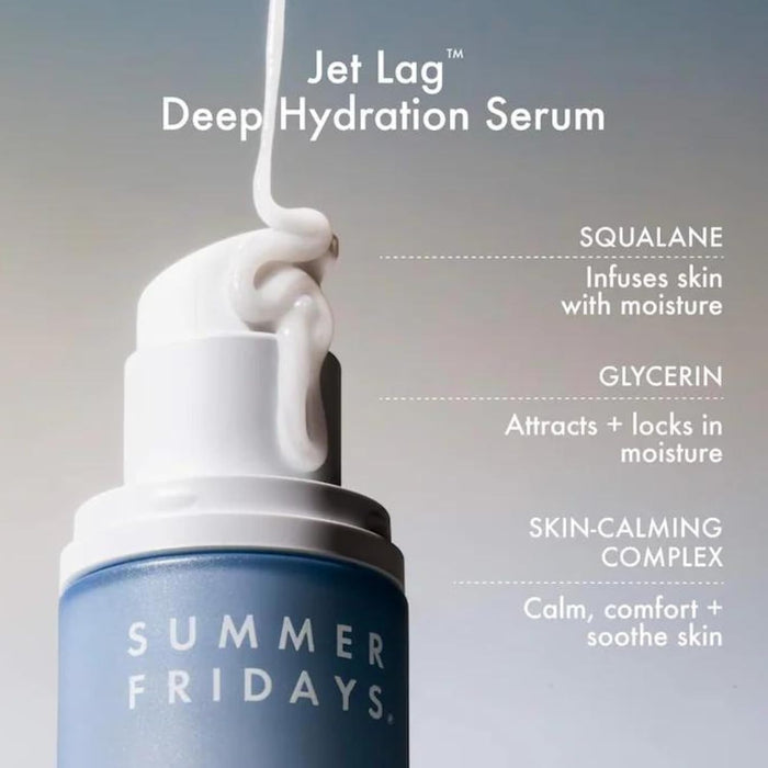 Jet Lag™ Essentials - Mini Hydrating Skin Care Set With Jet Lag™ Mask, Eye Patches, Deep Hydration Face Serum & Hydratio