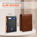 Slim Wallet for Men - RFID Blocking Leather Bifold with Money Clip