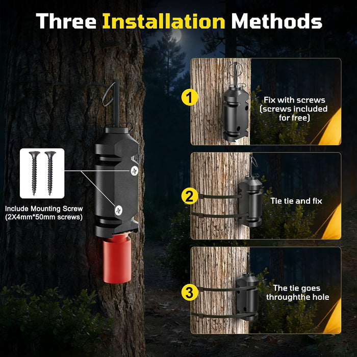 2 Pack 12 Gauge Perimeter Trip Alarm with Screws