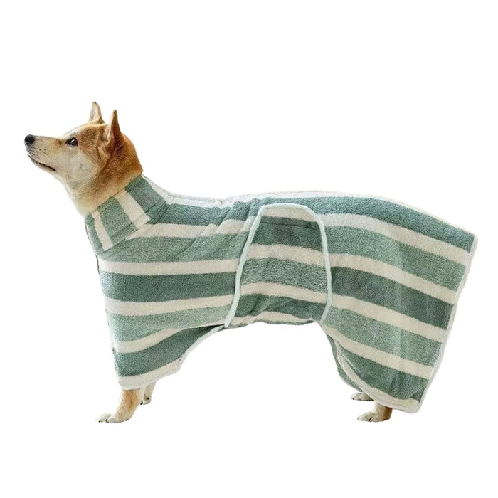 Quick-Drying Absorbent Dog Bathrobe
