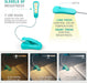 Rechargeable Book Light for Reading in Bed(Blue)