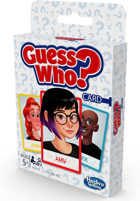 Guess Who? Card Game for Kids, 2 Player Guessing Game, Fun Summer Activities, Vacation Travel Essentials, Ages 5+