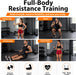 Resistance Bands Set with Handles and Door Anchor for Full Body Workout