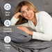 Queen Size 4 Piece Sheet Set - Breathable & Cooling Sheets - Dark Grey