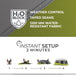 Core 9 Person Instant Cabin Tent - 14' x 9', Green (40008)