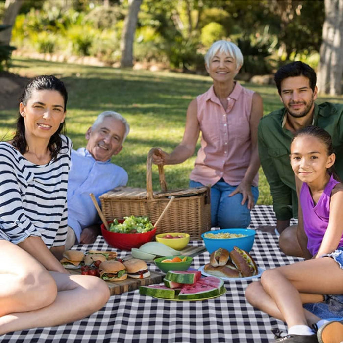 Outdoor Picnic Blankets, Extra Large Beach Blanket, Foldable Lightweight Waterproof Sand Mat, Picnic Blanket 80" x 60" f