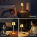 4 Pack Gold Rechargeable Led Cordless Table Lamps,Cordless Lamp with 6000mAh Battery Operated,Wireless Lamp for Restaura