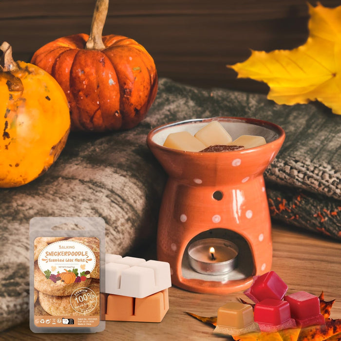 Autumn Scented Wax Melts, Fall Soy Wax Cubes/Tarts for Wax Warmer
