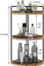 Corner Bathroom Organizer Countertop,Vanity Counter Storage Shelf