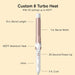 Curling Iron, Double Ceramic, 1" Barrel, White/Rose Gold