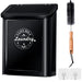 Magnetic Lint Bin for Laundry Room Organization and Storage with Brush, Wall-Mounted Laundry Dryer Lint Bin for Laundry 