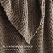 HOME Chunky Chenille Knit Throw Blanket, 50 x 60, Mocha Brown