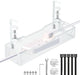 Under Desk Cable Management Tray, No Drill Mesh Cable Tray Cord Organizer
