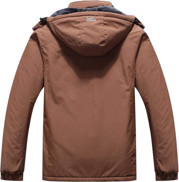 Men's Ski Jacket Warm Winter Waterproof Windbreaker Hooded Raincoat Snowboarding Jackets