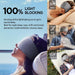 Cotton Sleep Eye Mask for Men and Women, 100% Blocking Light Sleeping Mask