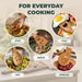MFC Smiley Face Wooden Spoons for Cooking - 5 Pc Funny Kitchen Gift Set