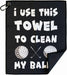 Towel, Funny Microfiber with Bag Clip, Gift for Men & Dad