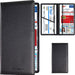 Car Registration & Insurance Card Holder, Carbon Fiber Black