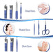 Manicure Set 8 in 1 Nail Clipper Set, Nail Clippers,Fingernail & Toenail Clippers,Manicure Tools,Pedicure Tools,Suitable