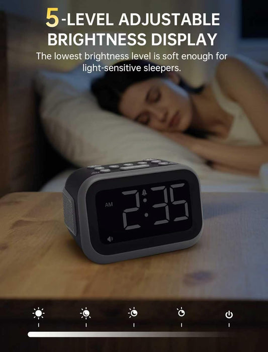 Super Loud Alarm Clock: 115dB Wake-Up Power