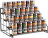Spice Rack Organizer for Cabinet, 4 Tiered Spice Rack Organizer, Tiered Adjustable Spice Shelf for Kitchen Countertop Or