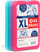 Cool Coolers by  4 Pack XL Slim Ice Packs, Quick Freeze Space Saving Reusable Ice Packs for Lunch Boxes or Coolers