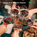 Metallic Wine Glass Markers 8Pcs, Non-Toxic, Food-Safe, Dishwasher-Safe, Wine Glass Marker Pens for Ceramic Plates, Part