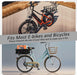 Bike Basket Rear, Large Bicycle Basket with Cargo Net, Liner and Waterproof Cover for Electirc Bike, Ebike and Bikes, Large Capacity Wire Bakset